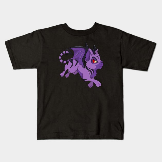 Darigan Kougra Kids T-Shirt by TheTallGrass